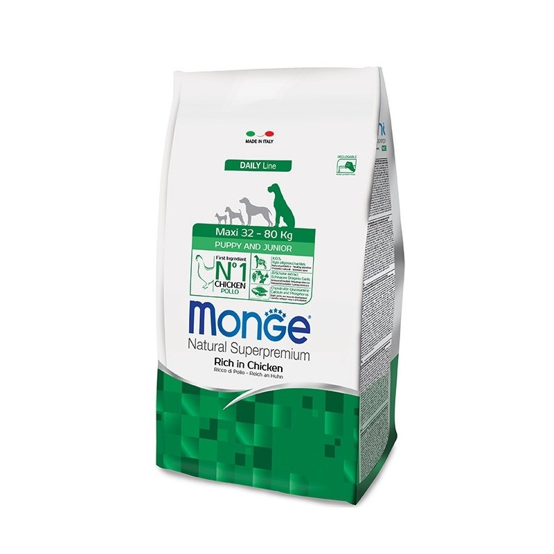MONGE MAXI PUPPY E JUNIOR KG.12.