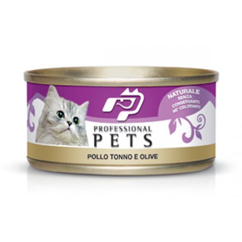 PROFESSIONAL PET GR.70 TONNO POLLO OLIVE 