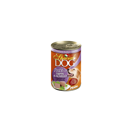 SPECIAL DOG PATE' GR.400 TRIPPA E AGNELLO 