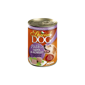 SPECIAL DOG PATE' GR.400 TRIPPA E AGNELLO 