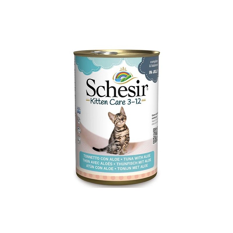 SCHESIR GR.140 KITTEN CARE TONNO ALOE