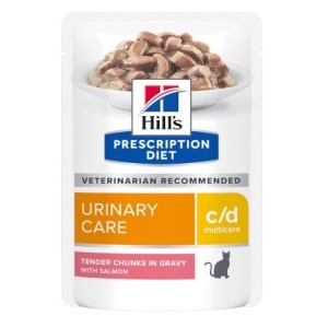 HILL'S C/D GATTO BUSTA GR.85 SALMONE 