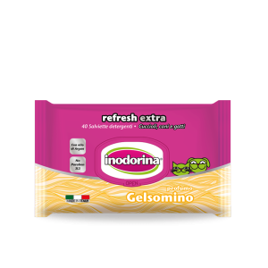 INODORINA SALVIETTE REFRESH ESXTRA GELSOMINO 40 PEZZI