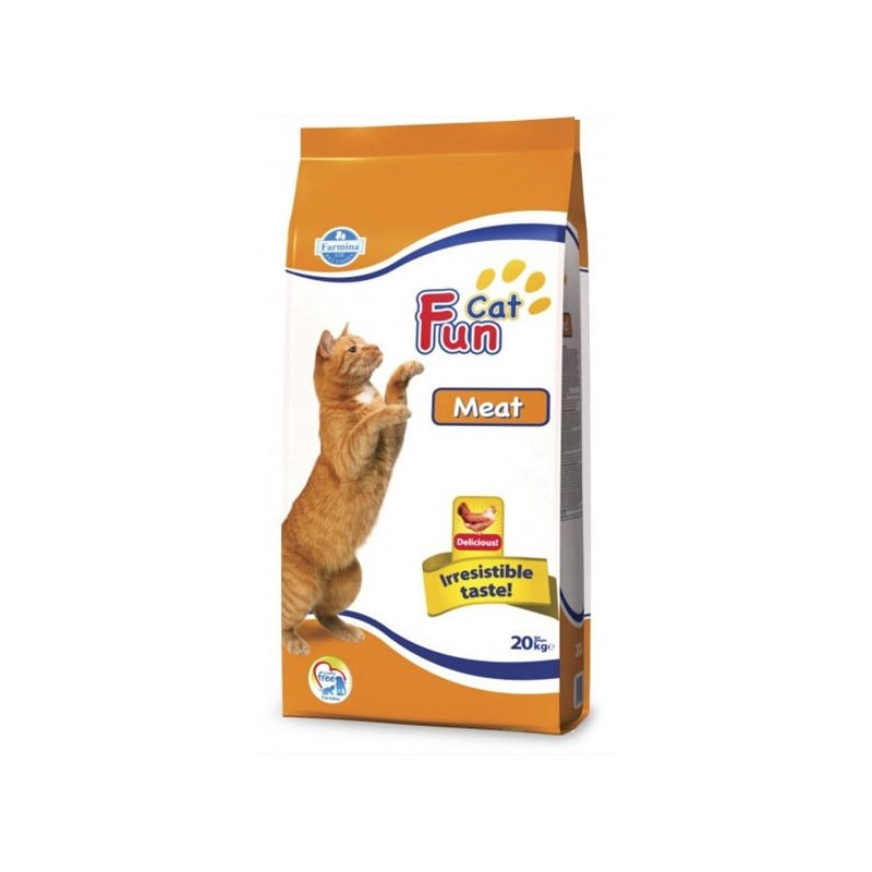 FUN CAT CROCCHETTE GATTO MIX DI CARNE KG.20