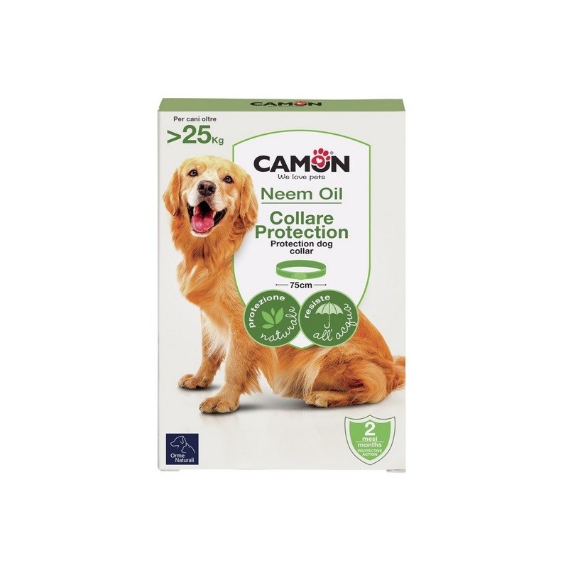 CAMON COLLARE BARRIERA OLIO DI NEEM MAXI CM.75