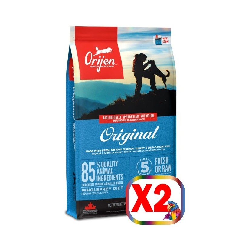 ORIJEN DOG ORIGINAL KG.11,4 **acquisto minimo 2 sacchi*prezzo riferito alla singola confezione*
