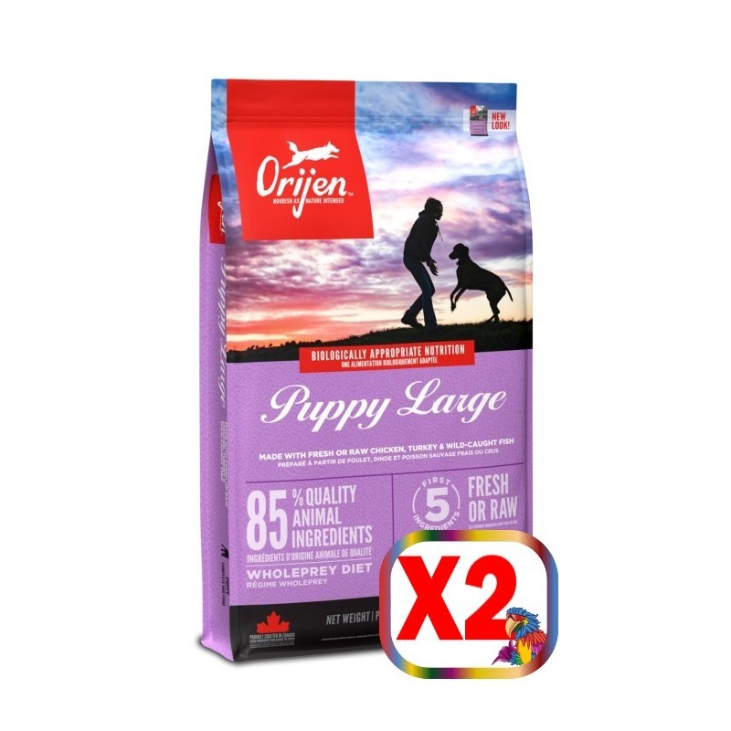 ORIJEN PUPPY LARGE KG.11.4 x 2pz