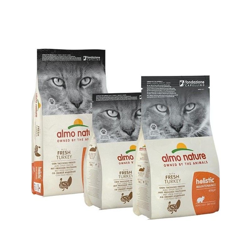 ALMO NATURE HOLISTIC ADULT GATTO KG.2 TACCHINO