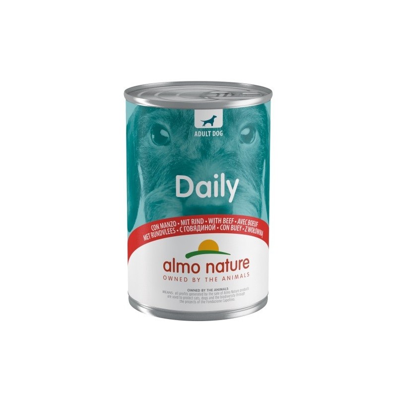 ALMO DAILY DOG PATE' GR.400 MANZO  