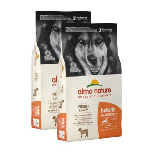 ALMO NATURE HOLISTIC CROQUETTES CANE ADULTO LARGE GUSTO AGNELLO E RISO 12Kg  X  2*prezzo riferito alla singola confezione*