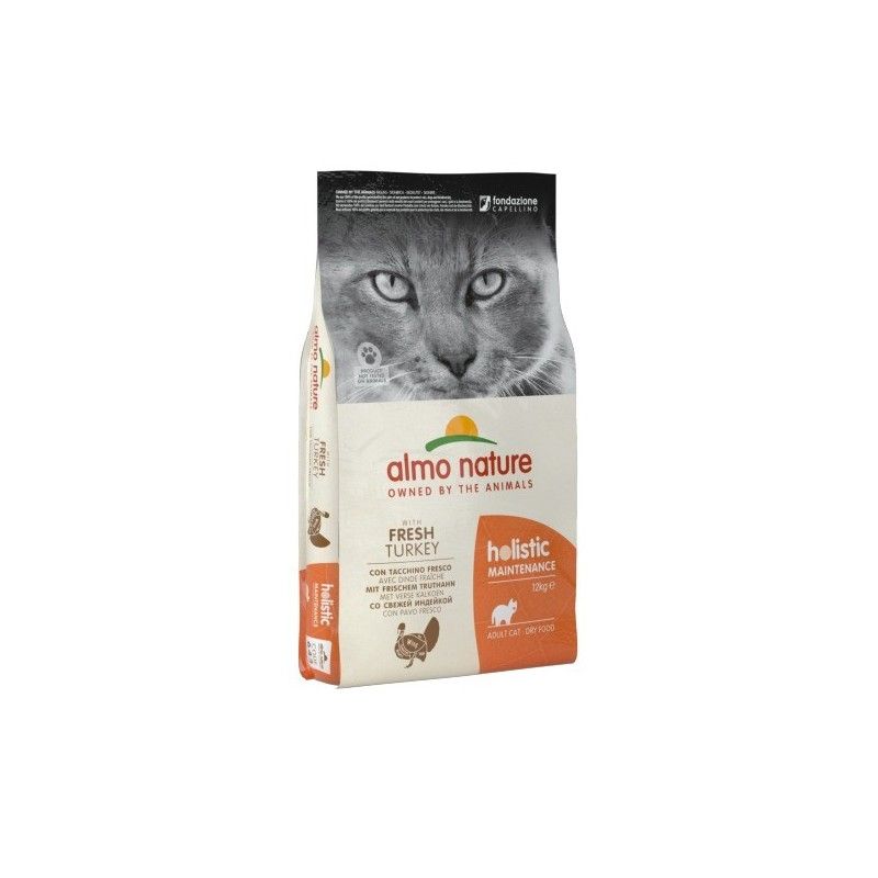 ALMO NATURE HOLISTIC ADULT GATTO KG.12 TACCHINO