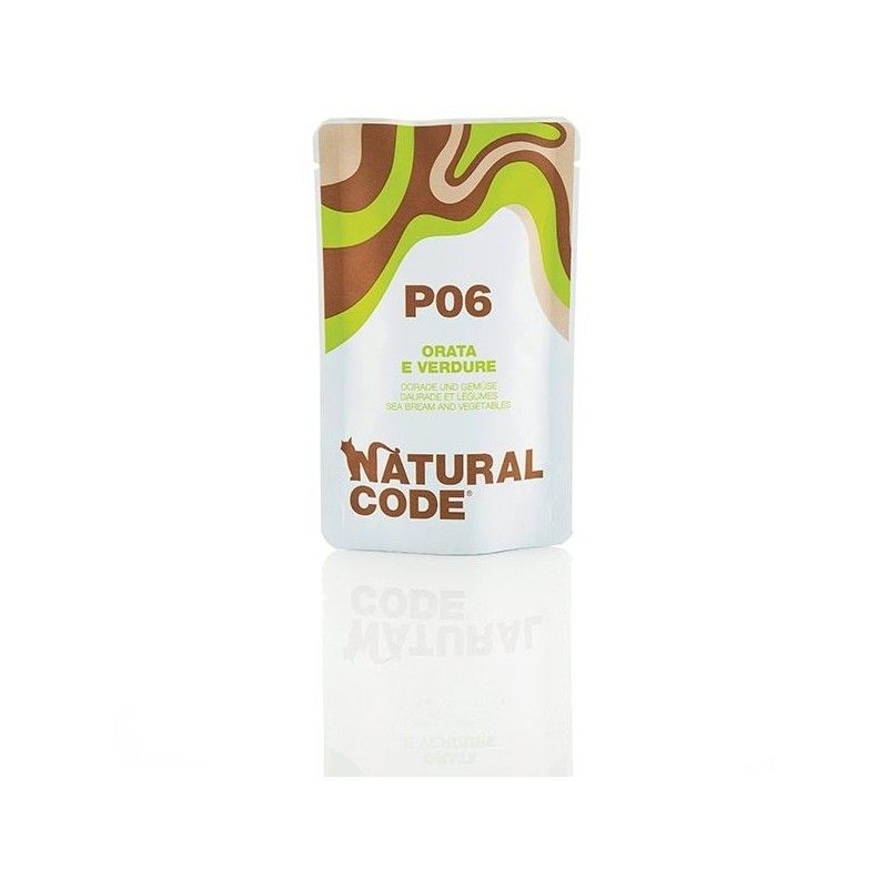 ***NON DISPONIBILE***NATURAL CODE BUSTA GR.70 ORATA E VERDURE P06