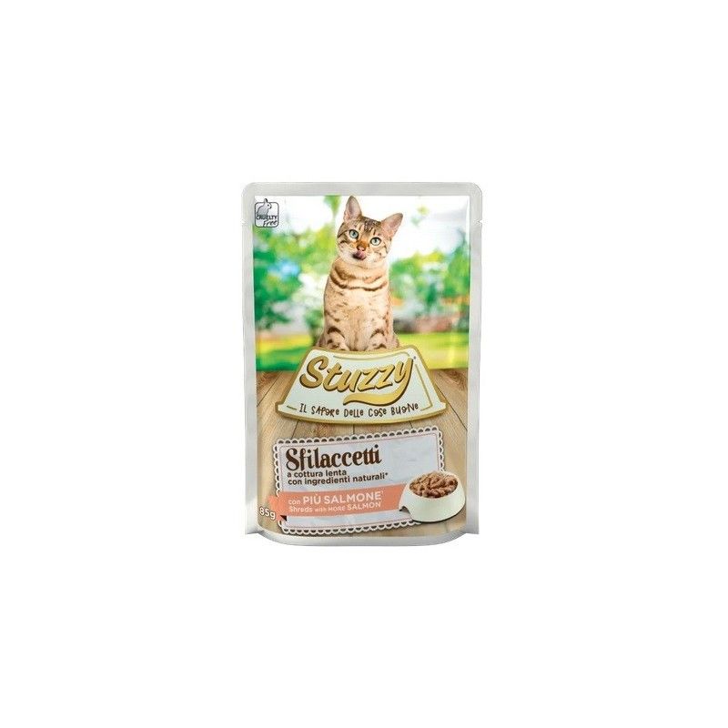 STUZZY CAT BUSTA SFILACCETTI GR. 85 SALMONE