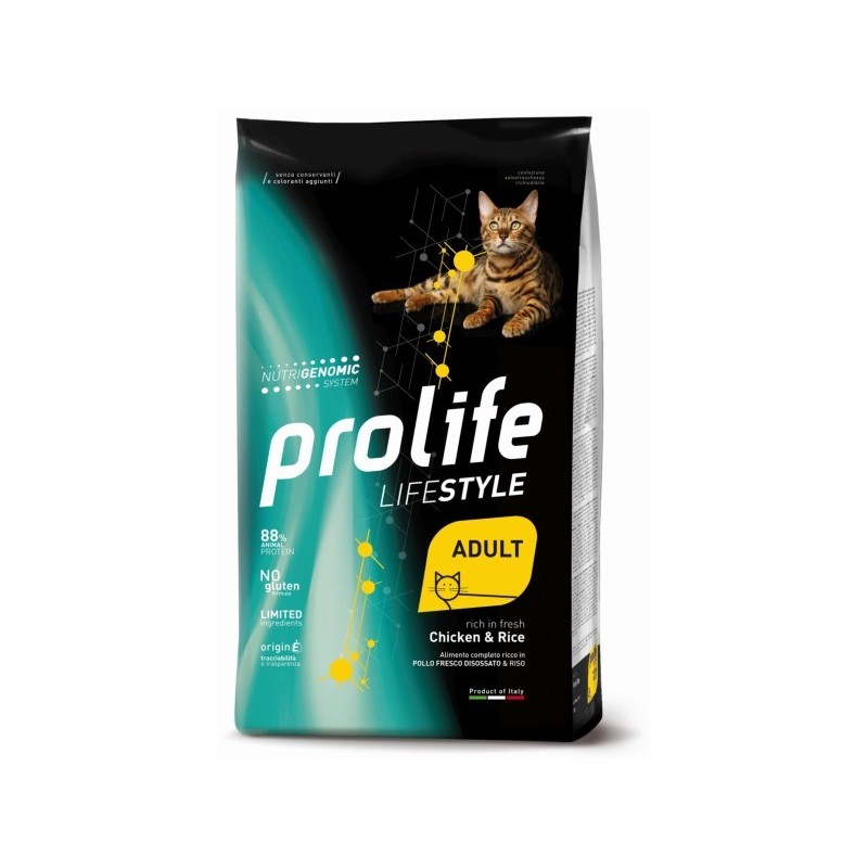 PROLIFE CAT LIFESTYLE ADULT CHICKEN & RICE GR.400