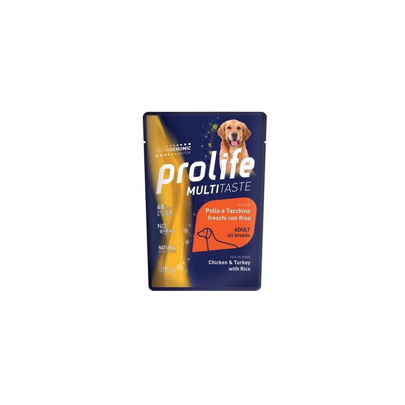 PROLIFE BUSTA GR.300 POLLO TACCHINO RISO 