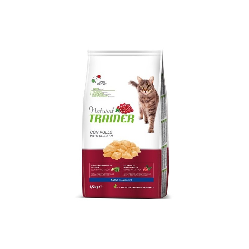 TRAINER FELINE NATURAL ADULT POLLO 1.5 KG