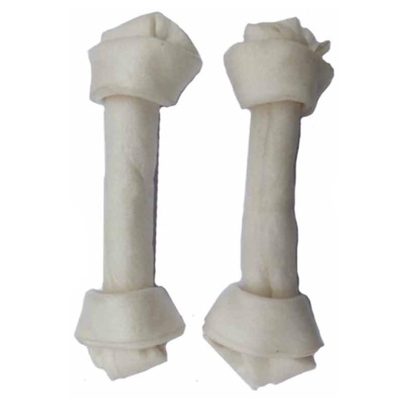 OSSO ANNODATO IN PELLE DI BUFALO CM 16