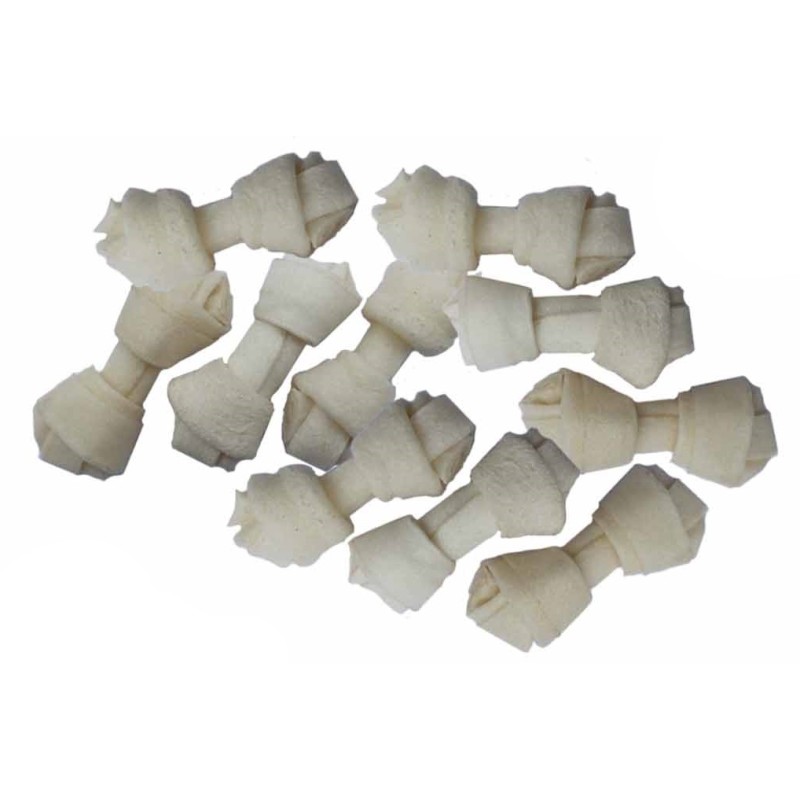 OSSO ANNODATO IN PELLE DI BUFALO CM 7.5