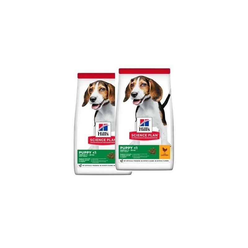 HILL'S SCIENCE PLAN MEDIUM PUPPY ALIMENTO CON POLLO KG.12 *acquisto minimo 2 sacchi*prezzo riferito alla singola confezione*