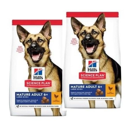 HILL'S SP MATURE LARGE KG.12 *acquisto minimo 2 sacchi*prezzo riferito alla singola confezione*
