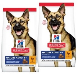 HILL'S SP MATURE LARGE KG.12 *acquisto minimo 2 sacchi*prezzo riferito alla singola confezione*