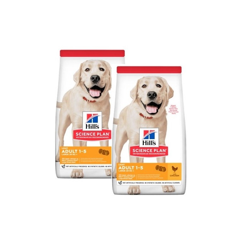 HILL'S SP LIGHT LARGE KG.12 CANE x 2*prezzo riferito alla singola confezione*