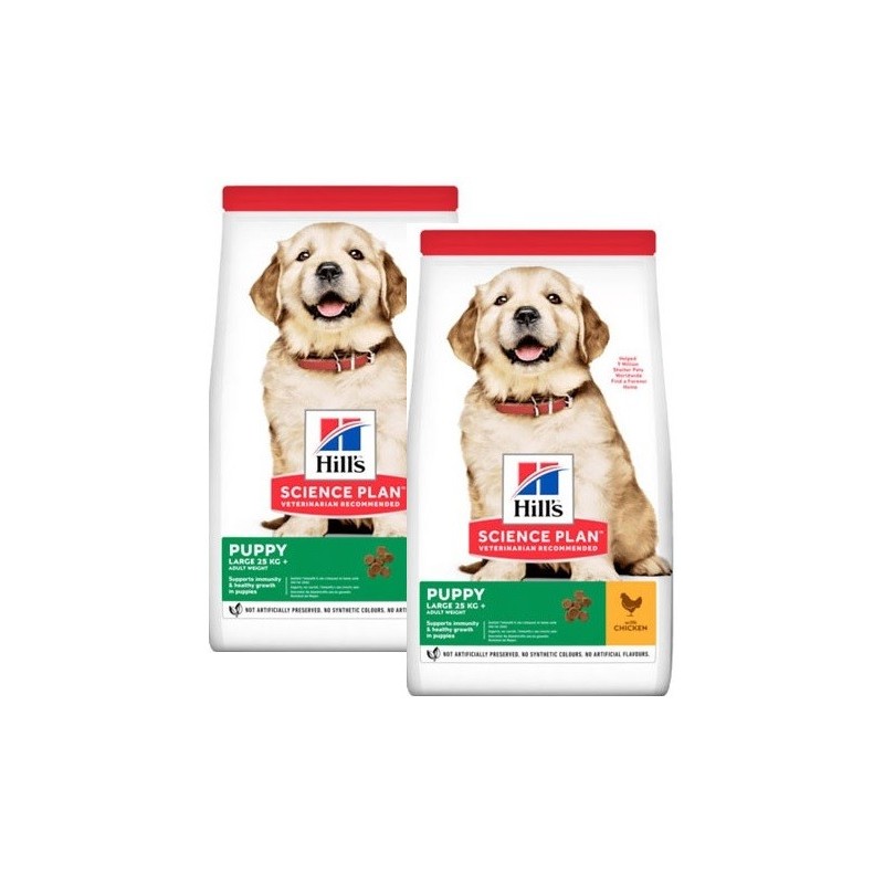 HILL'S SCIENCE PLAN LARGE BREED PUPPY ALIMENTO CON POLLO KG.12 *acquisto minimo 2 sacchi*prezzo riferito alla singola confezione