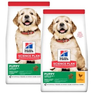HILL'S SCIENCE PLAN LARGE BREED PUPPY ALIMENTO CON POLLO KG.12 *acquisto minimo 2 sacchi*prezzo riferito alla singola confezione