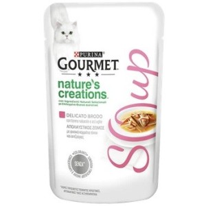 GOURMET NATURE'S CREATIONS SOUP TONNO E ACCIUGHE 40GR