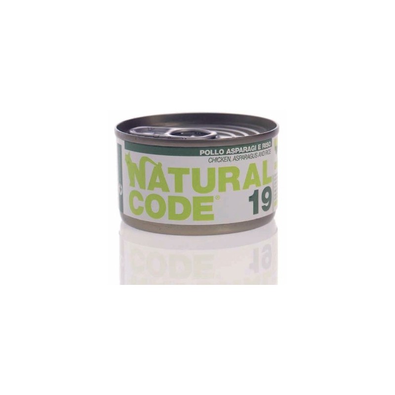 NATURAL CODE GR.85 POLLO ASPARAGI E RISO --19--