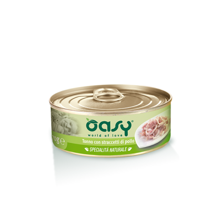 OASY TONNO CON STRACCETTI DI POLLO 70 GR