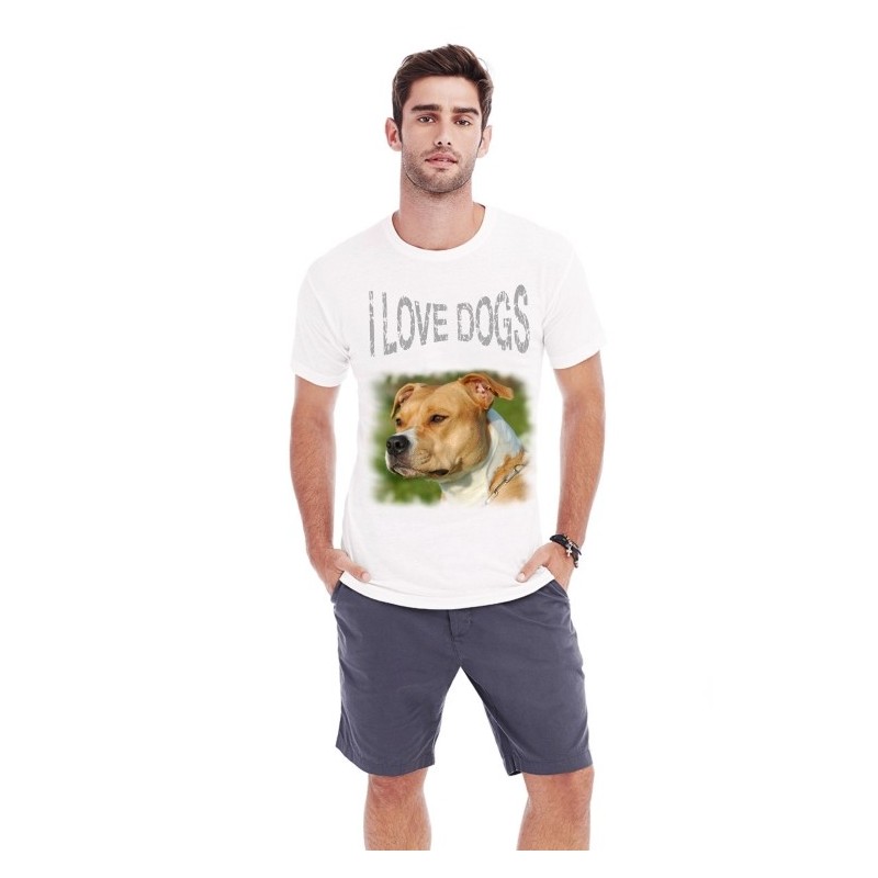 T-SHIRT UOMO AMERICAN STAFFORDSHIRE