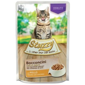 STUZZY CAT BUSTA GR.85 BOCCONCINI STERELIZED POLLO