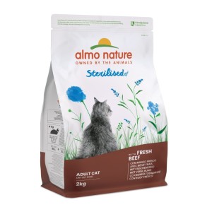 ALMO.NATURE CROCC.GATTO 2KG STERILISED MANZO RISO