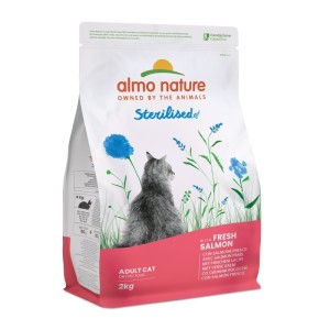 ALMO.NATURE CROCC.GATTO 2KG STERILISED SALMONE RISO