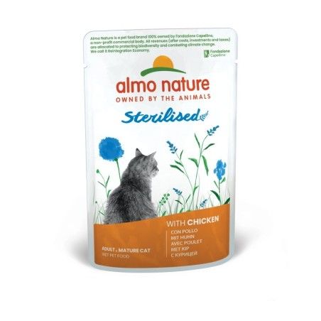 ALMO.NATURE BUSTA GR.70 STERILISED POLLO