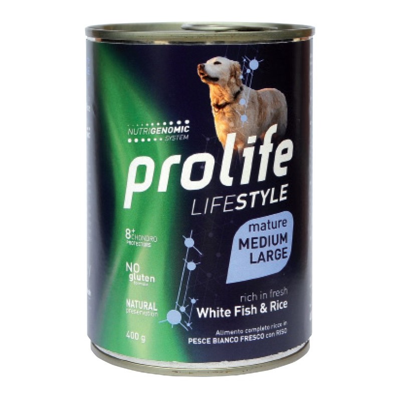PROLIFE DOG ADULT LIGHT CODFIH & RICE - MEDIUM/LARGE GR. 400