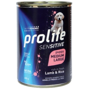 PROLIFE DOG SENS. PUPPY LAMB & RICE - MEDIUM/LARGE GR.400