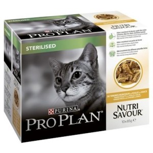 PURINA PROPLAN MULTIPACK BUSTE 10X85GR STERILISED POLLO