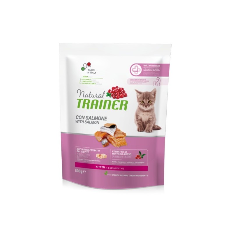 TRAINER FELINE KITTEN SALMONE 300 GR 