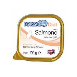 FORZA 10 VASCHETTA GATTO SOLO SALMONE GR.100