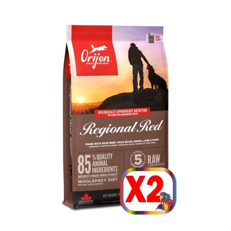 ORIJEN DOG REGIONAL RED KG.11.4x 2PZ