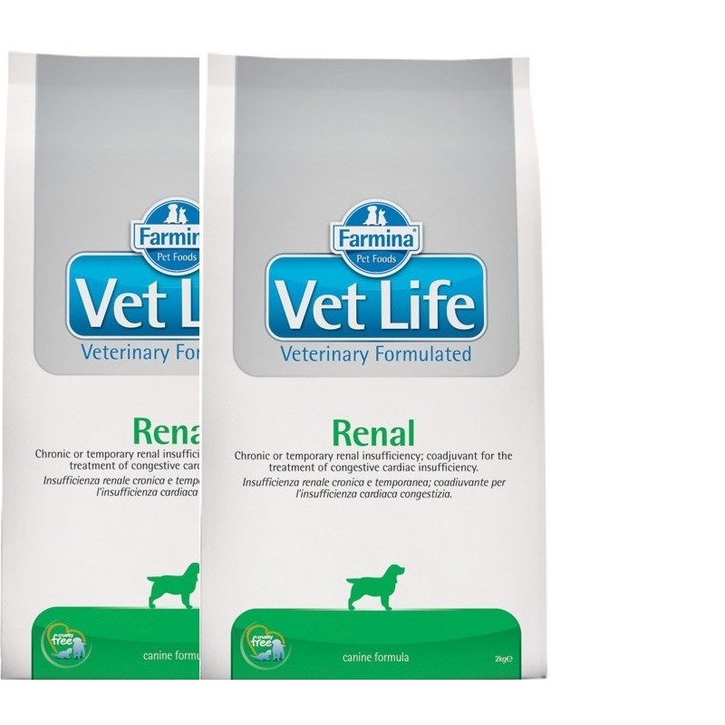 VETLIFE DOG RENAL 12 KG **acquisto minimo 2 sacchi*prezzo riferito alla singola confezione*