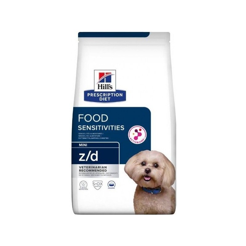 HILL'S PRESCRIPTION DIET Z/D MINI CROCCHETTE PER CANI PER LE SENSIBILITÀ ALIMENTARI KG.6..