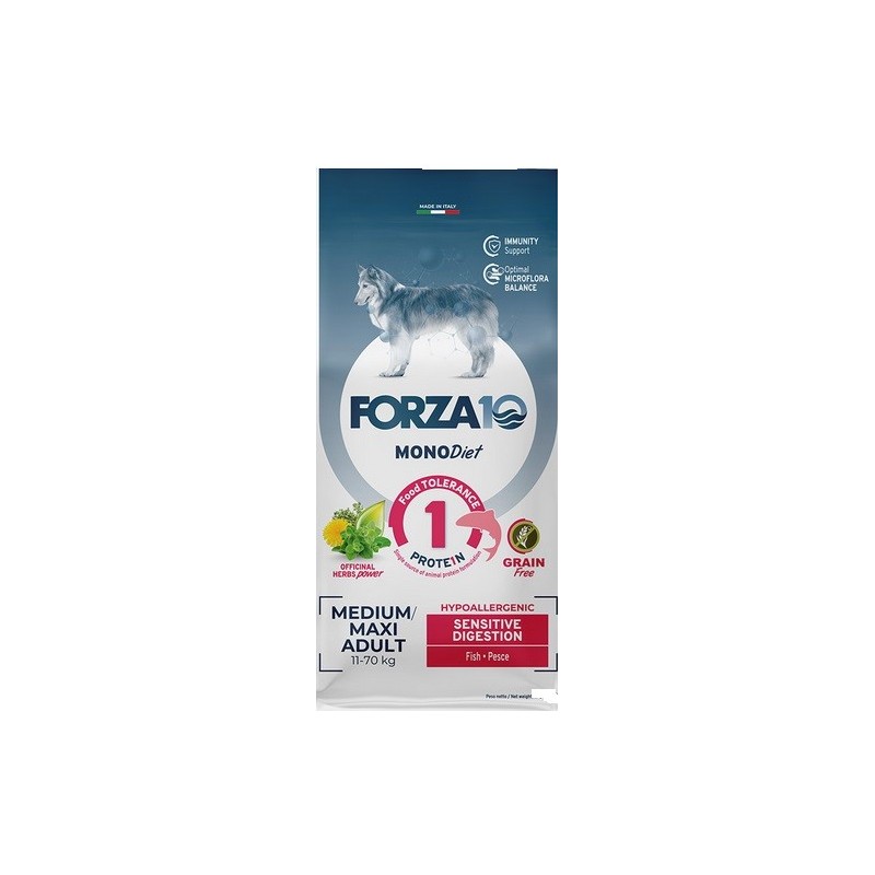 FORZA 10 MONODIET MEDIUM MAXI SENSITIVE DIGESTION KG 1,5