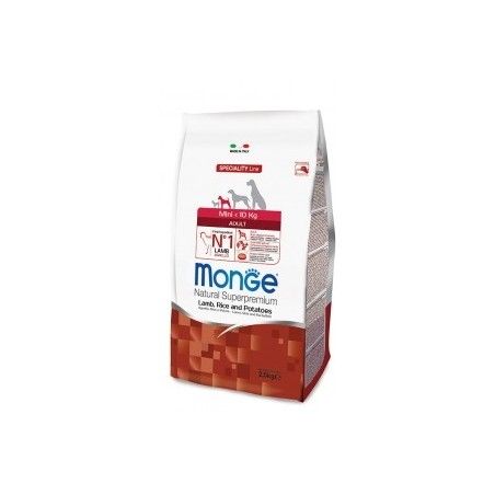 MONGE MINI ADULT AGNELLO RISO PATATE GR.800