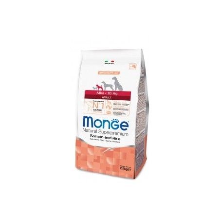 MONGE MINI SALMONE E RISO KG.7,5