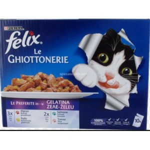 FELIX BUSTE GHIOTTONERIE GELATINA "LE PREFERITE" 10 BUSTE