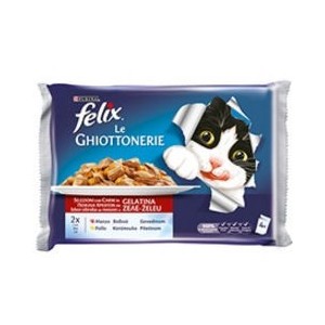 FELIX BUSTA GHIOTTONERIE "SELEZIONI CON CARNE" MANZO POLLO 4 BUSTE 
