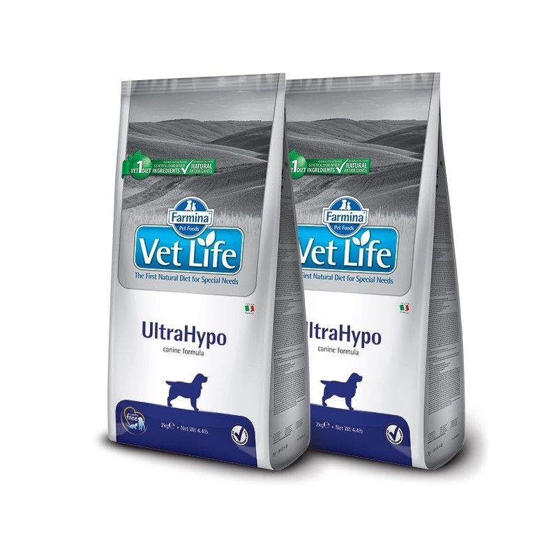 VETLIFE DOG ULTRAHYPO KG.12 **acquisto minimo 2 sacchi*prezzo riferito alla singola confezione*